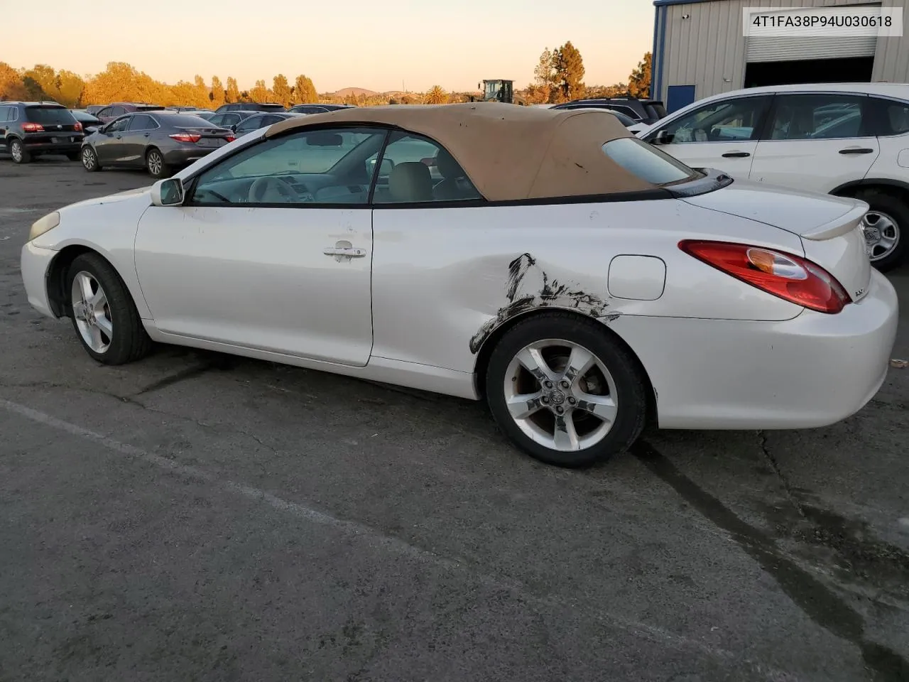 2004 Toyota Camry Solara Se VIN: 4T1FA38P94U030618 Lot: 74634974