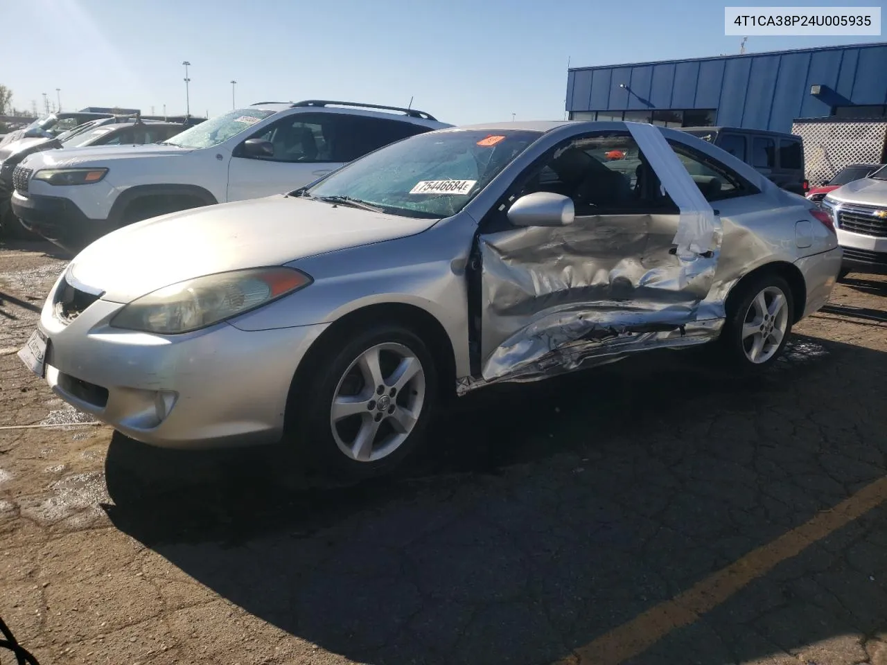 2004 Toyota Camry Solara Se VIN: 4T1CA38P24U005935 Lot: 75446684