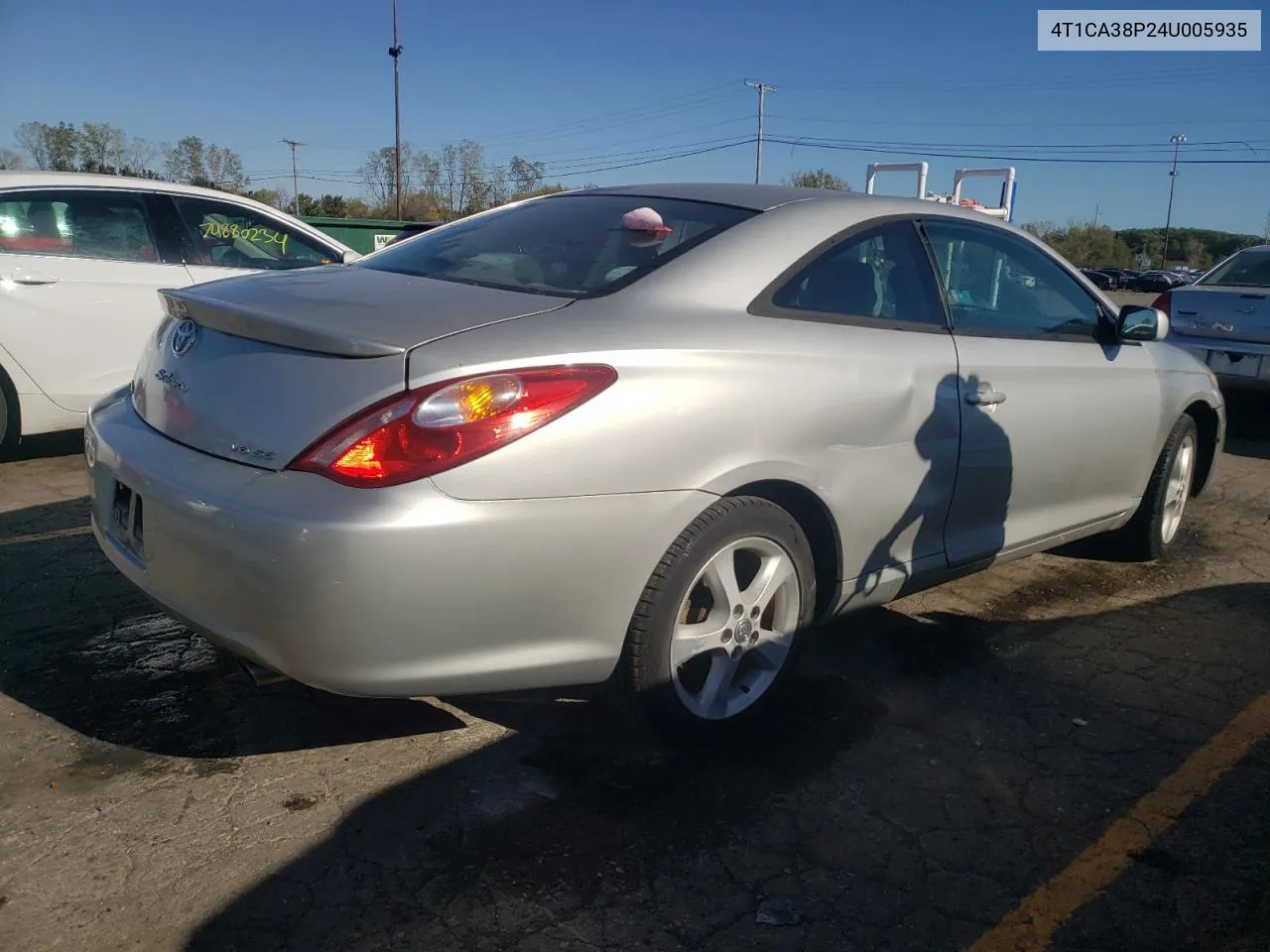 2004 Toyota Camry Solara Se VIN: 4T1CA38P24U005935 Lot: 75446684