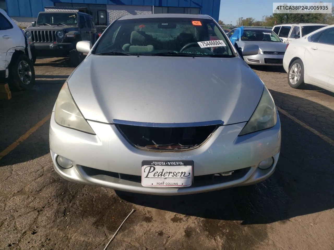 2004 Toyota Camry Solara Se VIN: 4T1CA38P24U005935 Lot: 75446684