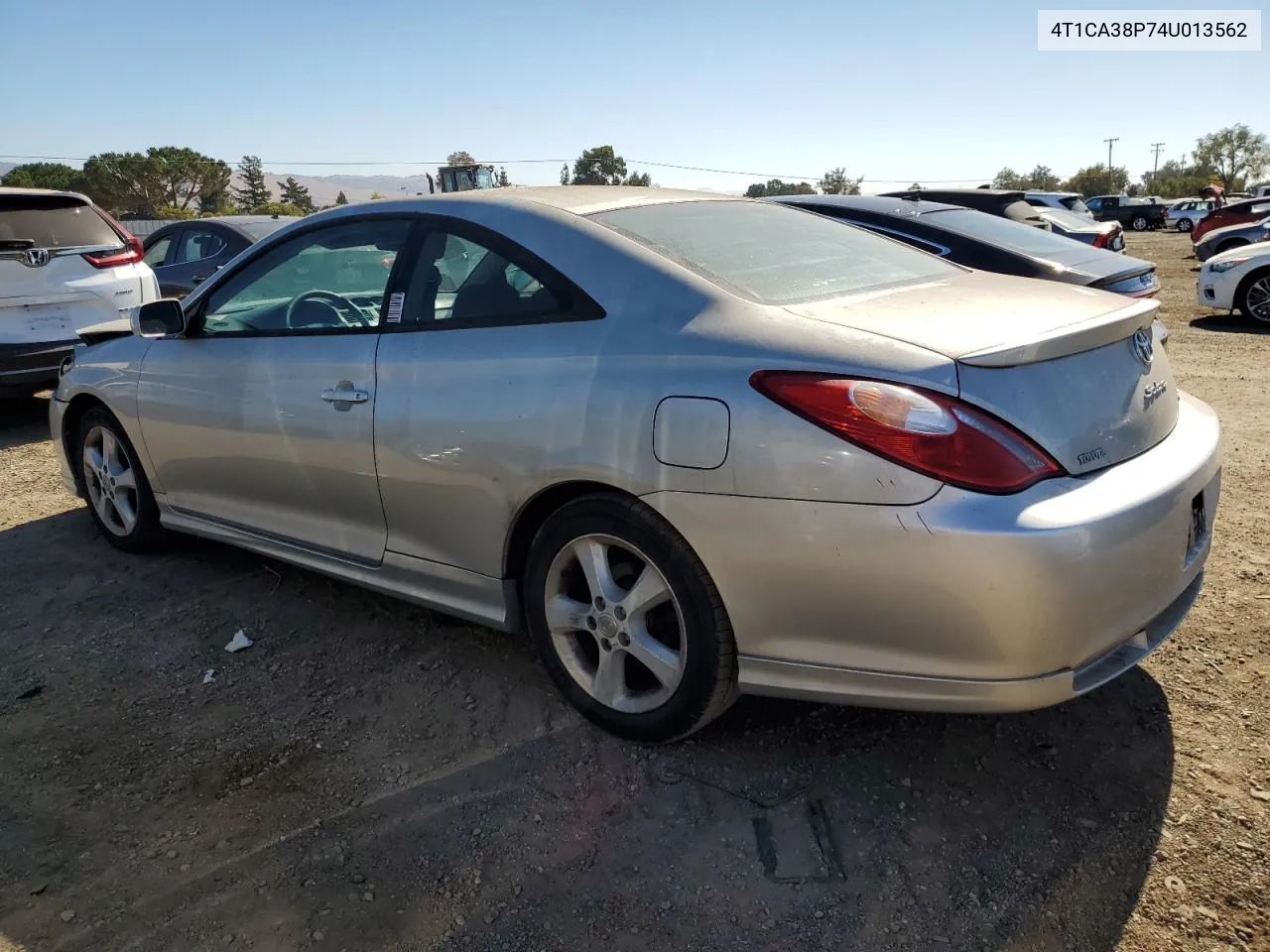 2004 Toyota Camry Solara Se VIN: 4T1CA38P74U013562 Lot: 75476544