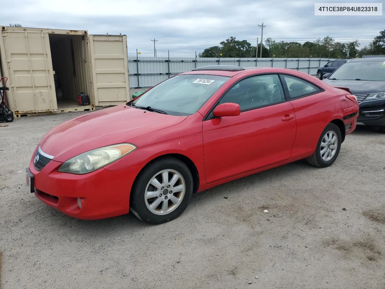 2004 Toyota Camry Solara Se VIN: 4T1CE38P84U823318 Lot: 75616284