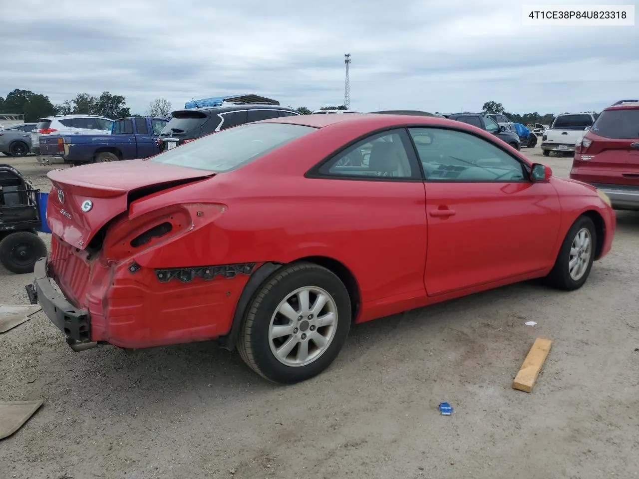 2004 Toyota Camry Solara Se VIN: 4T1CE38P84U823318 Lot: 75616284