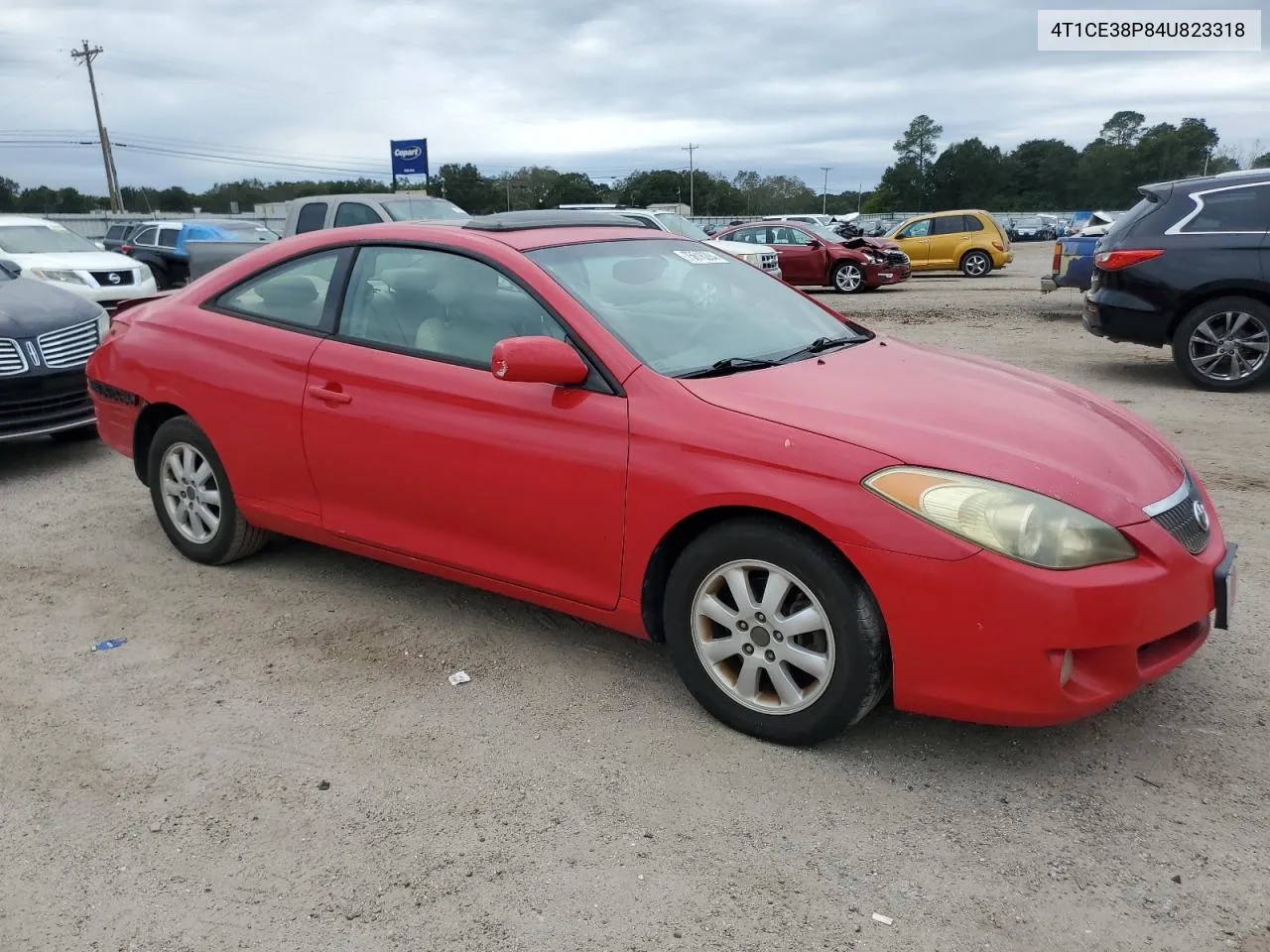 2004 Toyota Camry Solara Se VIN: 4T1CE38P84U823318 Lot: 75616284