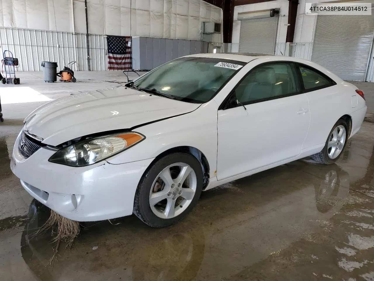 2004 Toyota Camry Solara Se VIN: 4T1CA38P84U014512 Lot: 75934354