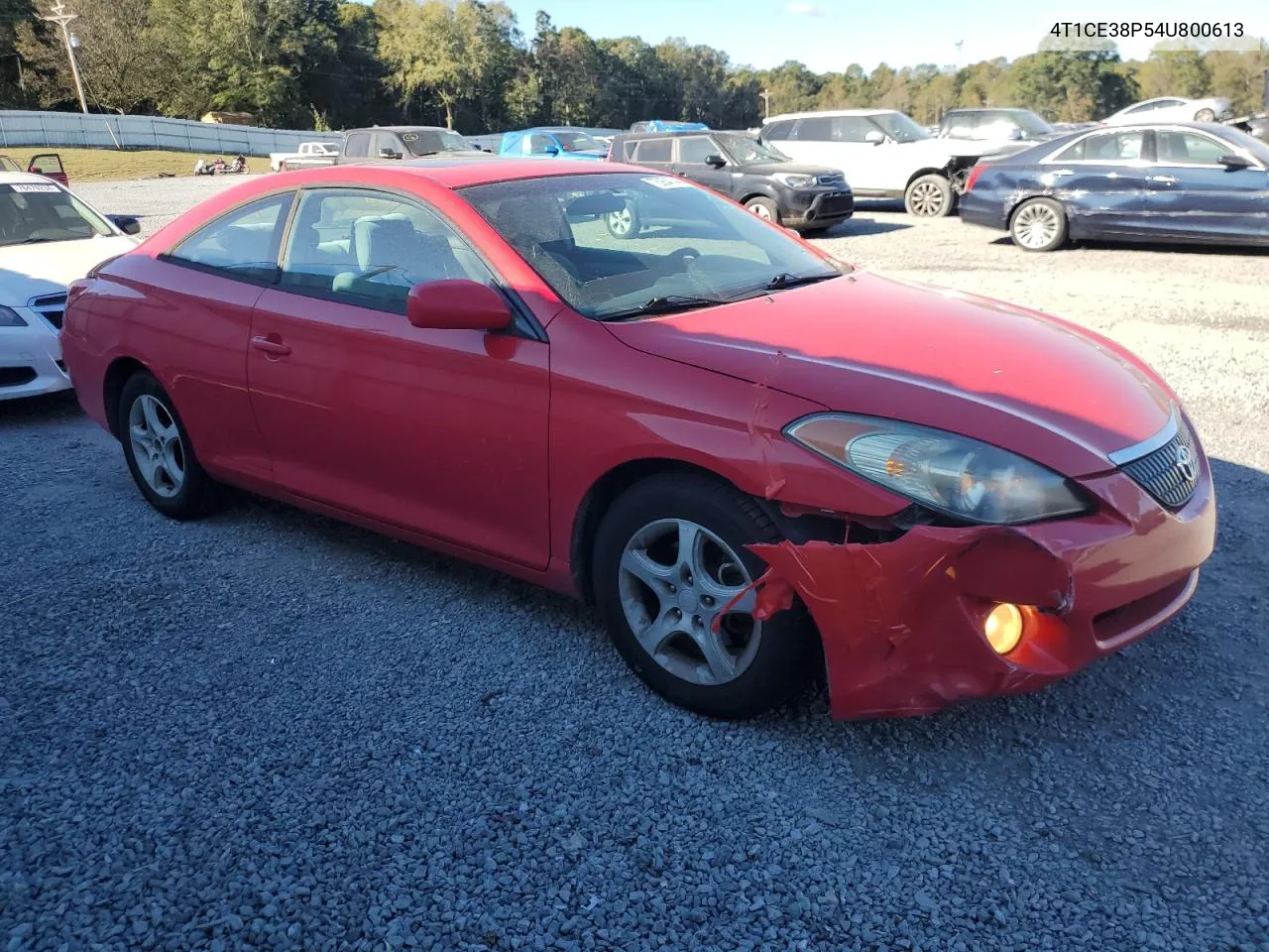 2004 Toyota Camry Solara Se VIN: 4T1CE38P54U800613 Lot: 75934744