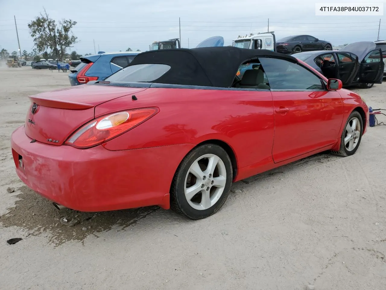 2004 Toyota Camry Solara Se VIN: 4T1FA38P84U037172 Lot: 76443784