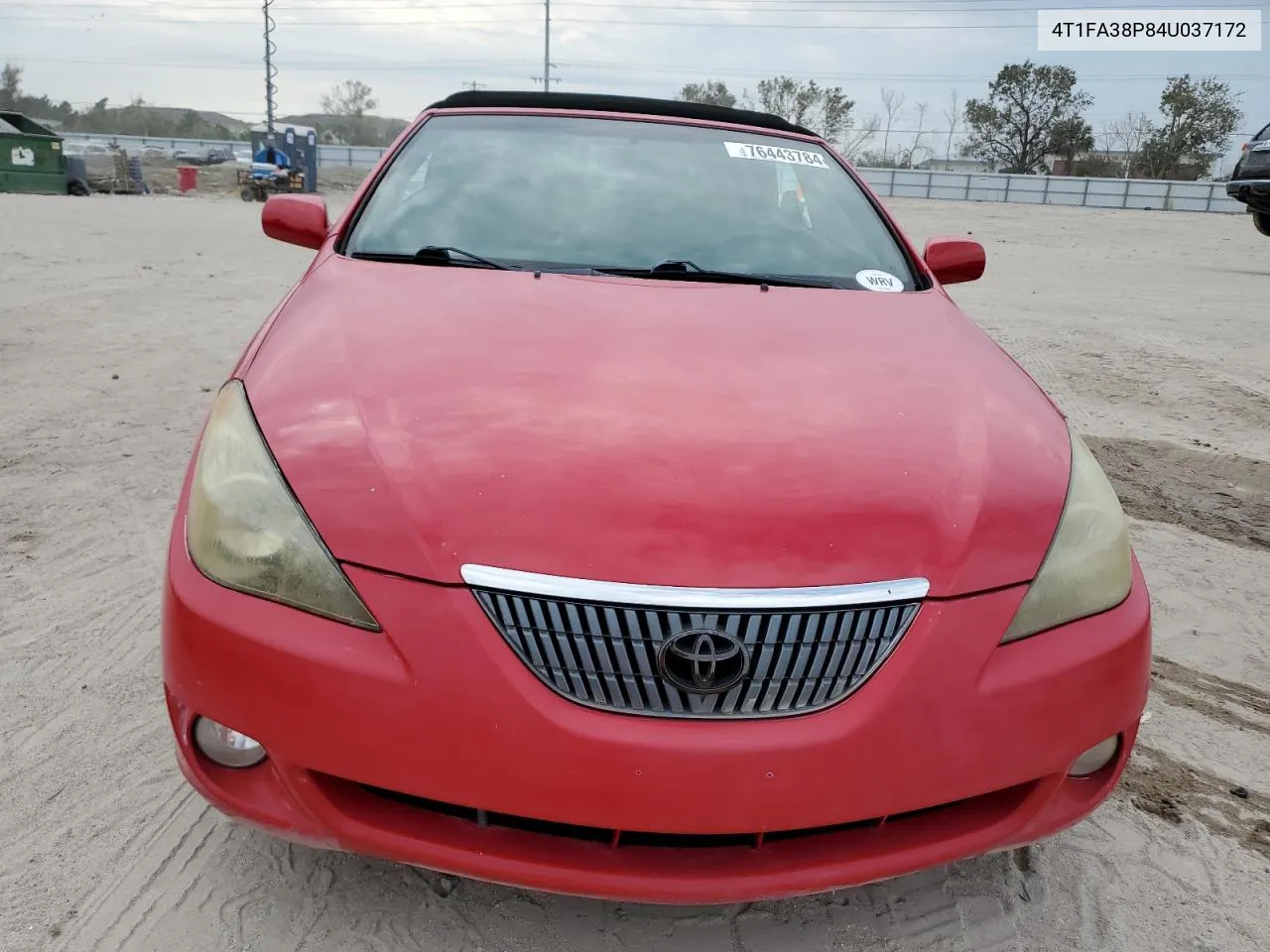 2004 Toyota Camry Solara Se VIN: 4T1FA38P84U037172 Lot: 76443784