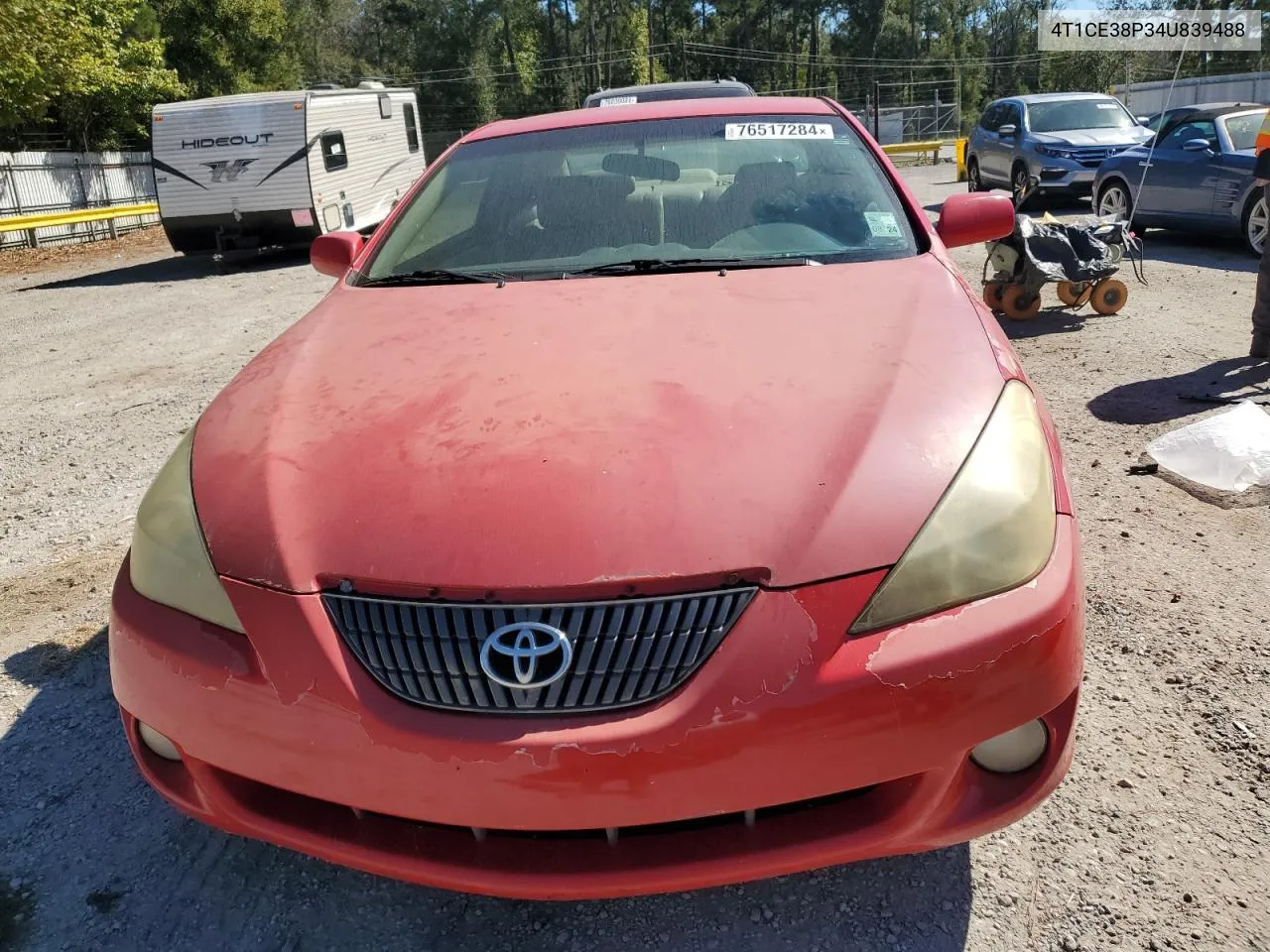 2004 Toyota Camry Solara Se VIN: 4T1CE38P34U839488 Lot: 76517284