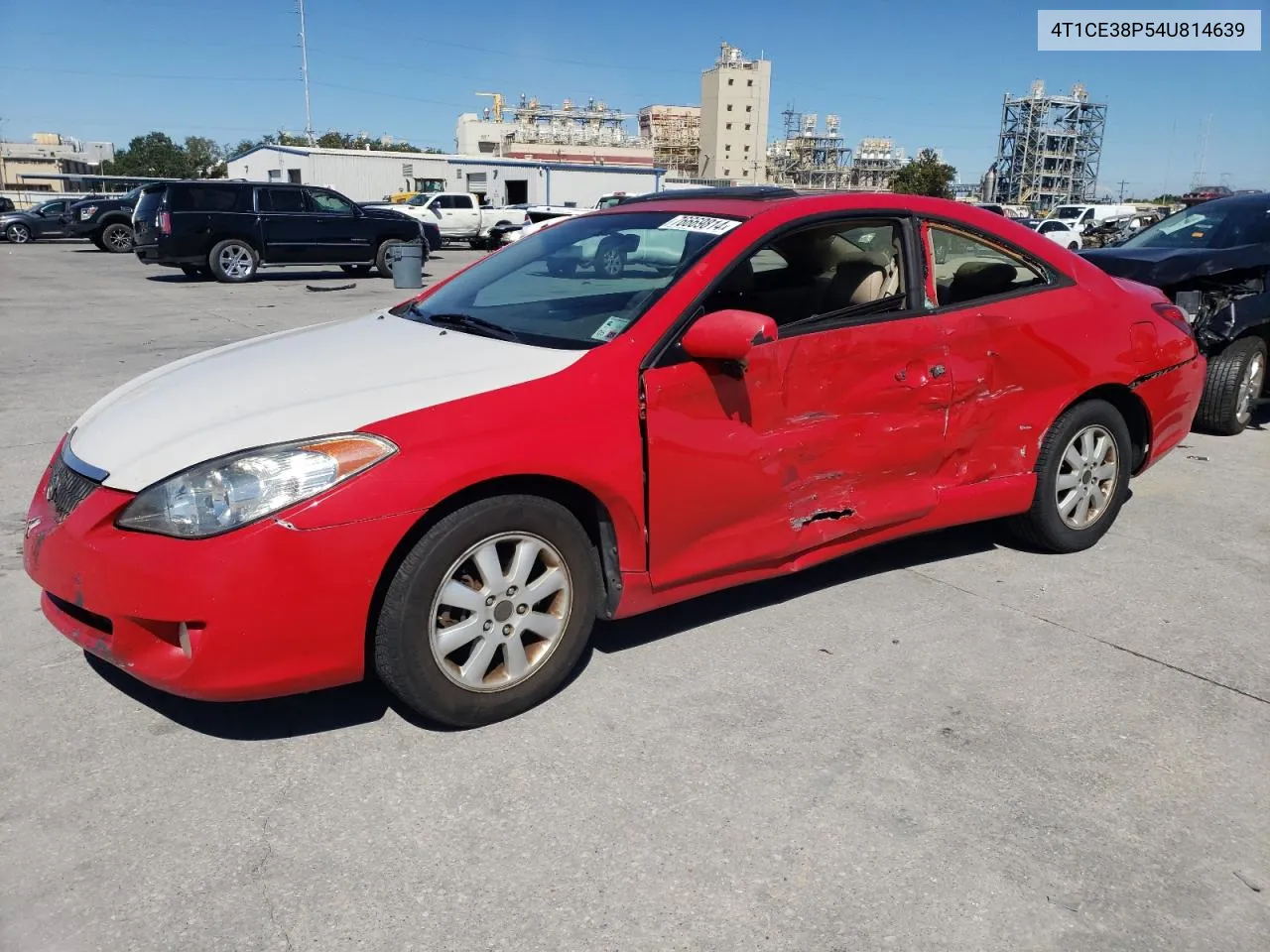 2004 Toyota Camry Solara Se VIN: 4T1CE38P54U814639 Lot: 76669814