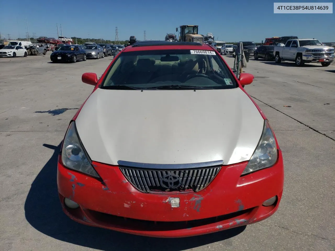 2004 Toyota Camry Solara Se VIN: 4T1CE38P54U814639 Lot: 76669814