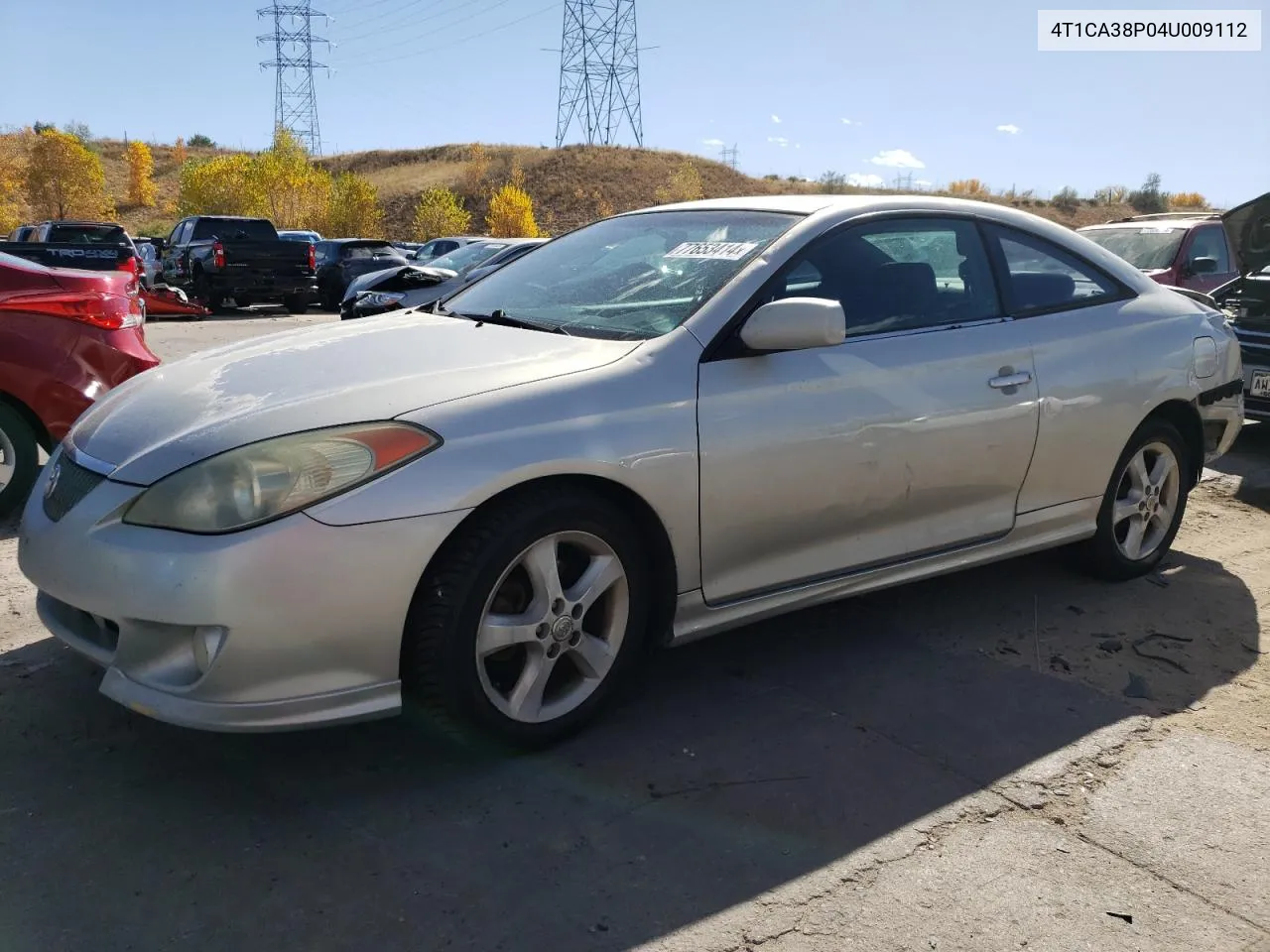 2004 Toyota Camry Solara Se VIN: 4T1CA38P04U009112 Lot: 77653414