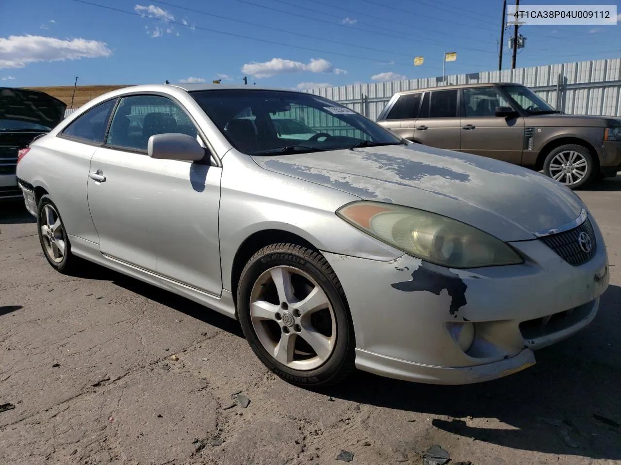 2004 Toyota Camry Solara Se VIN: 4T1CA38P04U009112 Lot: 77653414