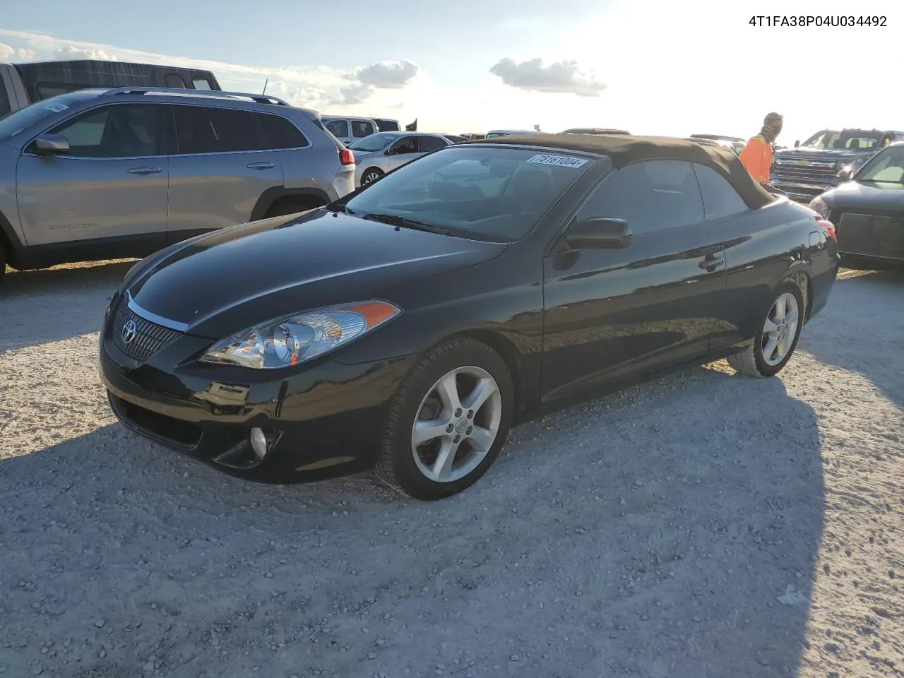 2004 Toyota Camry Solara Se VIN: 4T1FA38P04U034492 Lot: 78161004