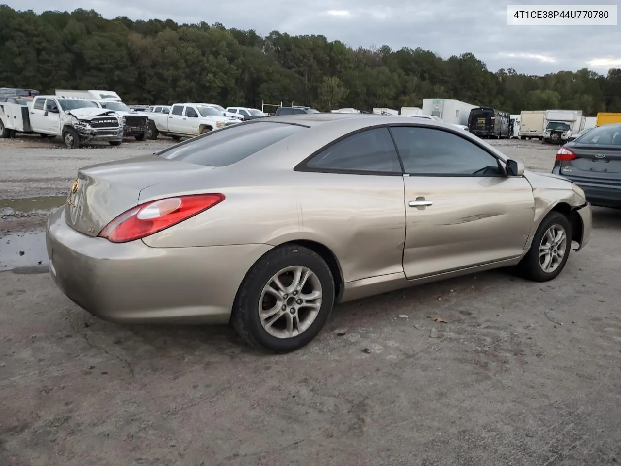 2004 Toyota Camry Solara Se VIN: 4T1CE38P44U770780 Lot: 79286204