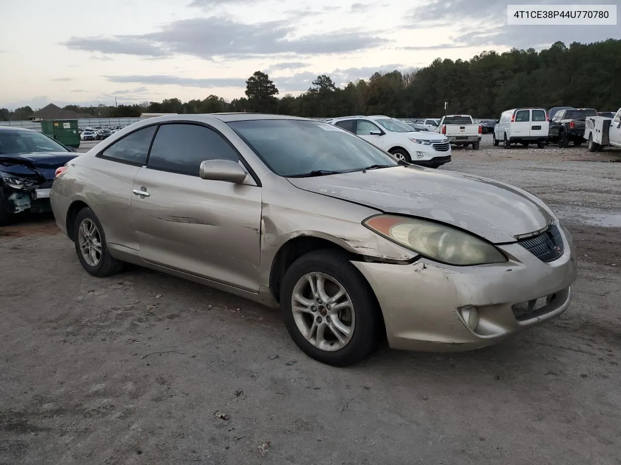 2004 Toyota Camry Solara Se VIN: 4T1CE38P44U770780 Lot: 79286204