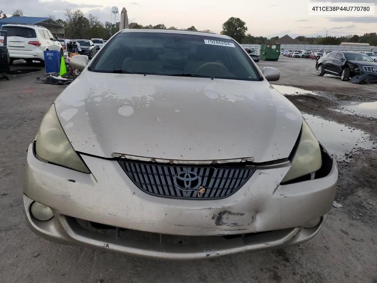 2004 Toyota Camry Solara Se VIN: 4T1CE38P44U770780 Lot: 79286204