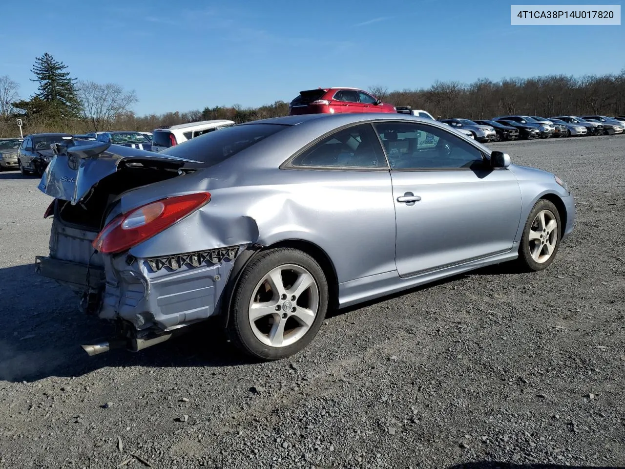 4T1CA38P14U017820 2004 Toyota Camry Solara Se