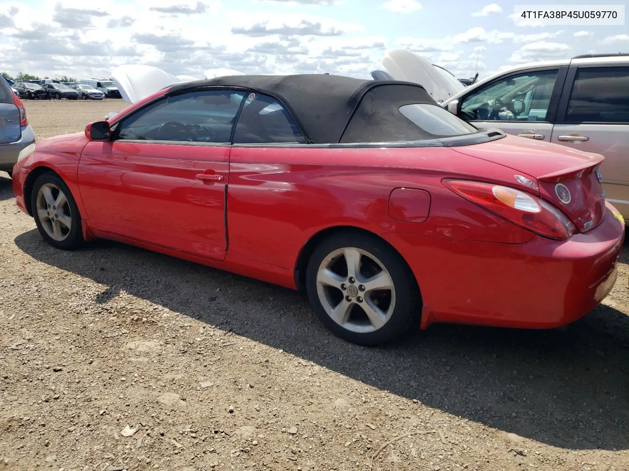 2005 Toyota Camry Solara Se VIN: 4T1FA38P45U059770 Lot: 62519064