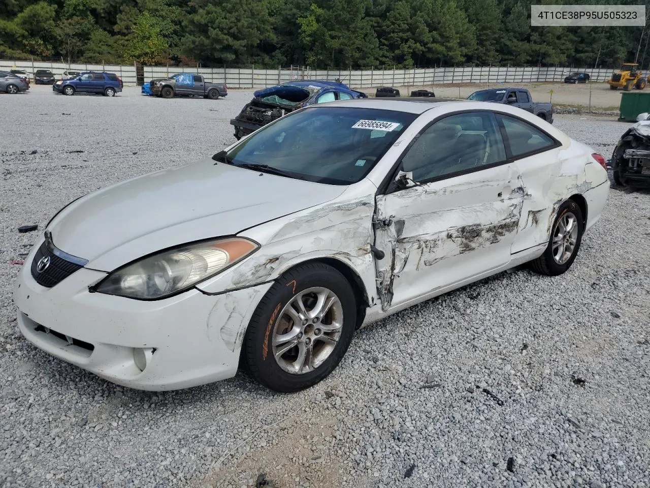 2005 Toyota Camry Solara Se VIN: 4T1CE38P95U505323 Lot: 66985894