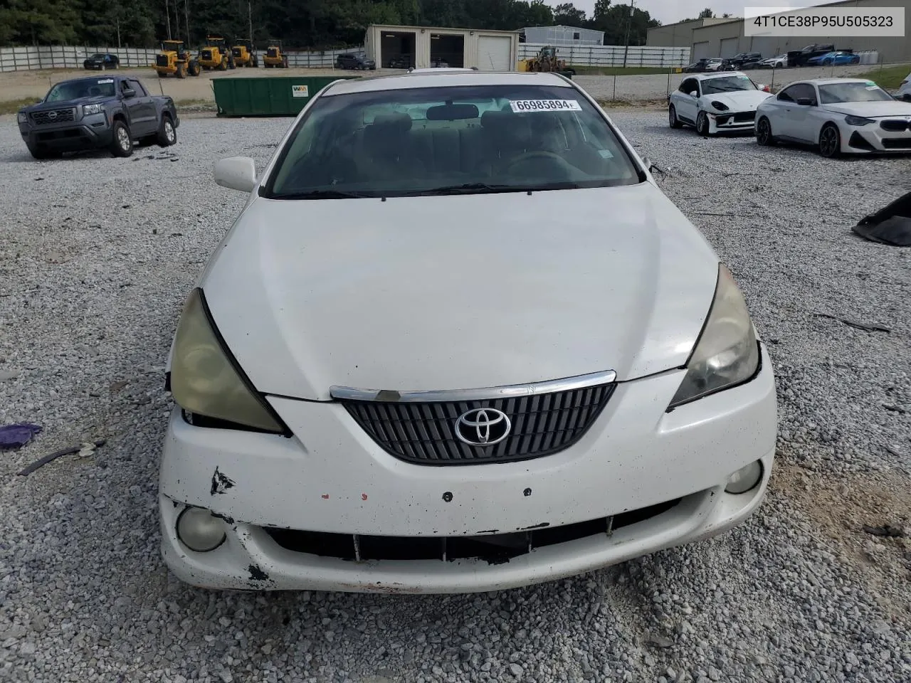 4T1CE38P95U505323 2005 Toyota Camry Solara Se