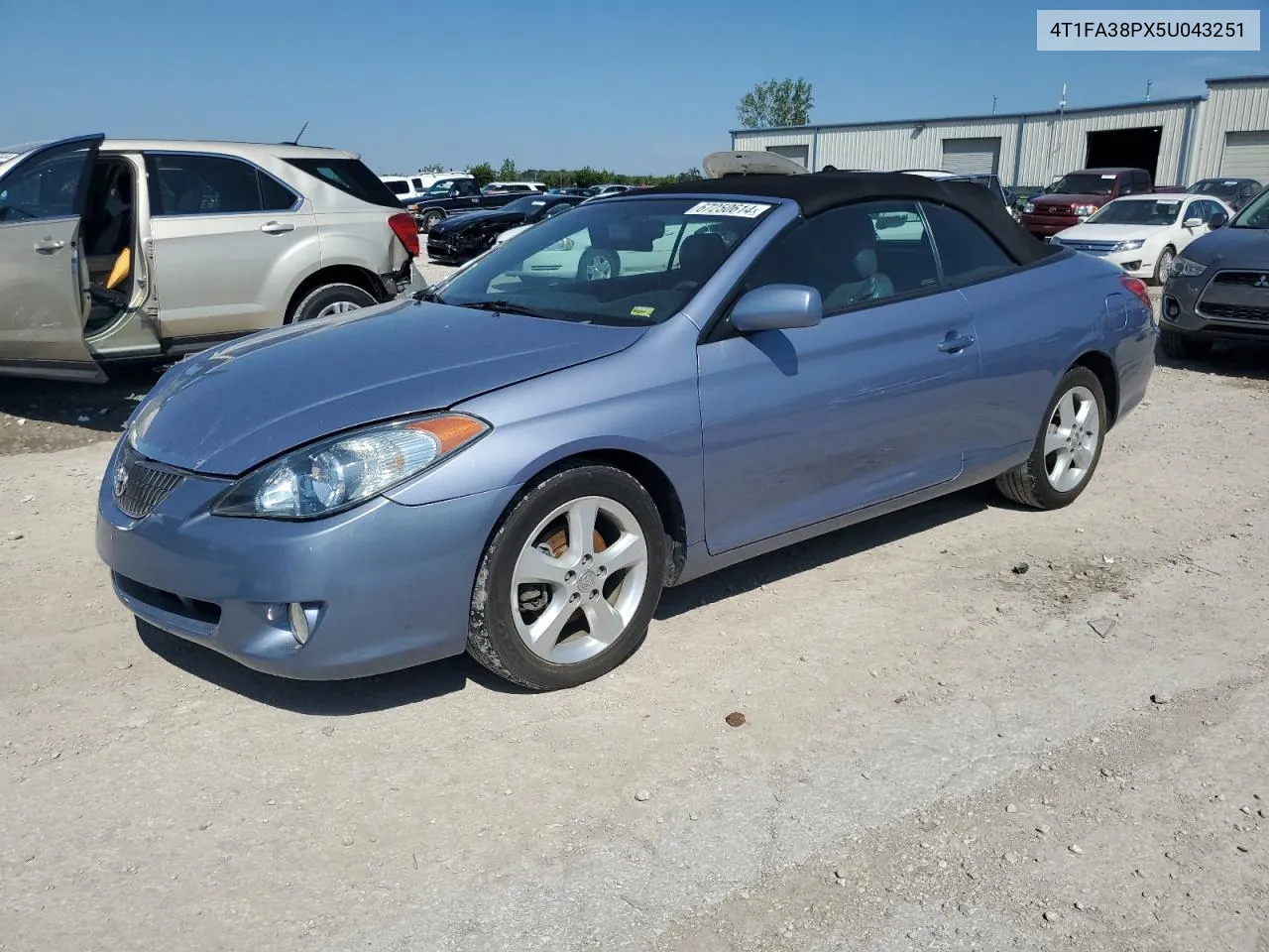 2005 Toyota Camry Solara Se VIN: 4T1FA38PX5U043251 Lot: 67250614