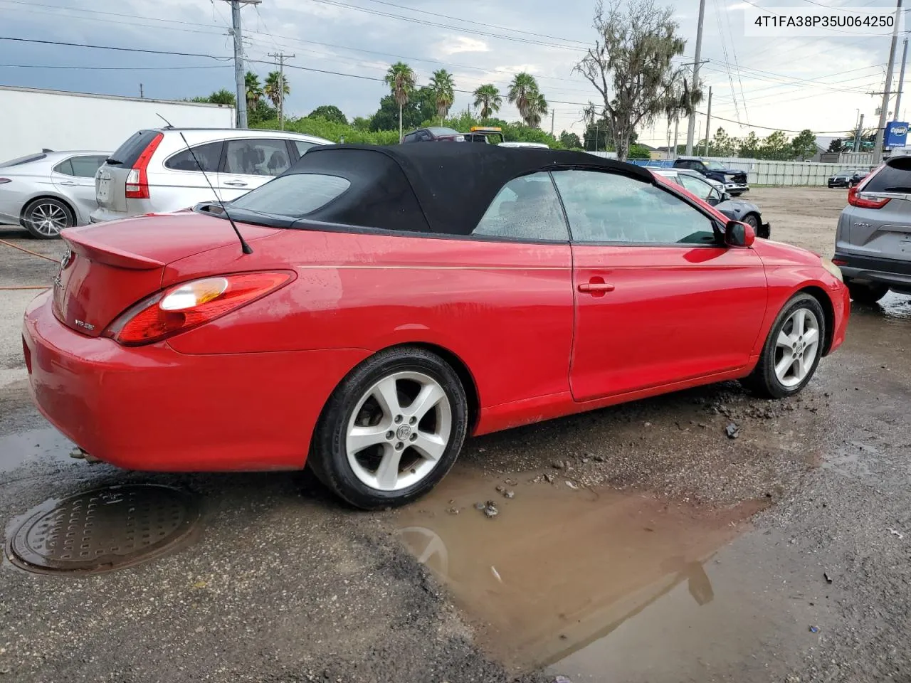 2005 Toyota Camry Solara Se VIN: 4T1FA38P35U064250 Lot: 67849324