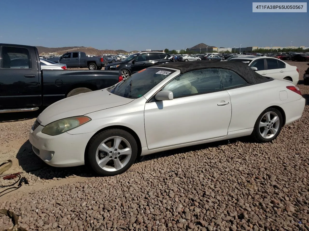 2005 Toyota Camry Solara Se VIN: 4T1FA38P65U050567 Lot: 71078094