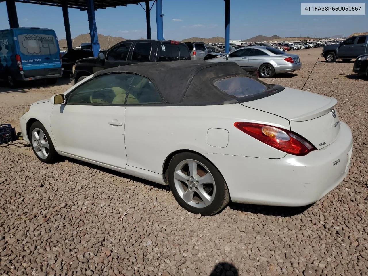 4T1FA38P65U050567 2005 Toyota Camry Solara Se