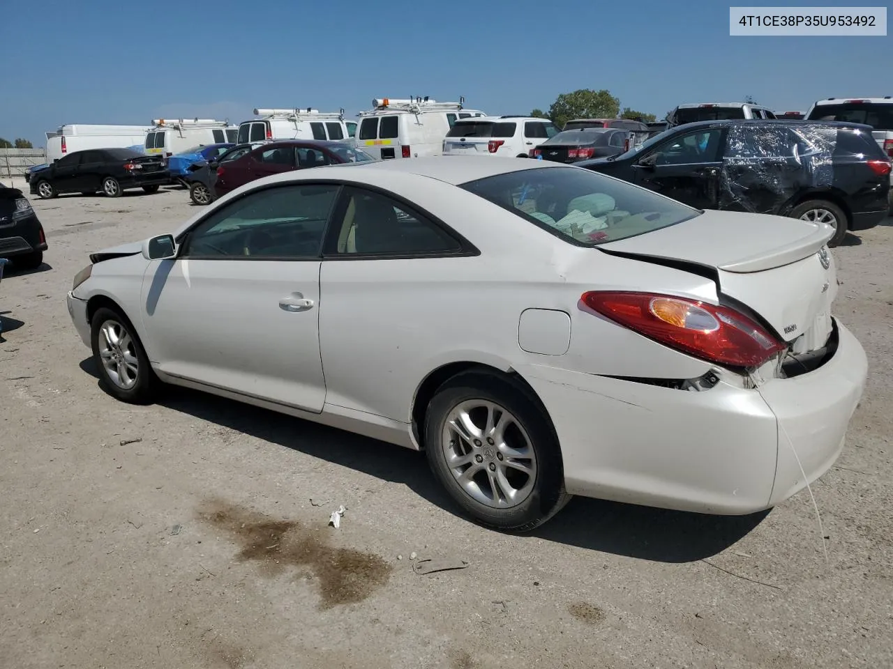 4T1CE38P35U953492 2005 Toyota Camry Solara Se