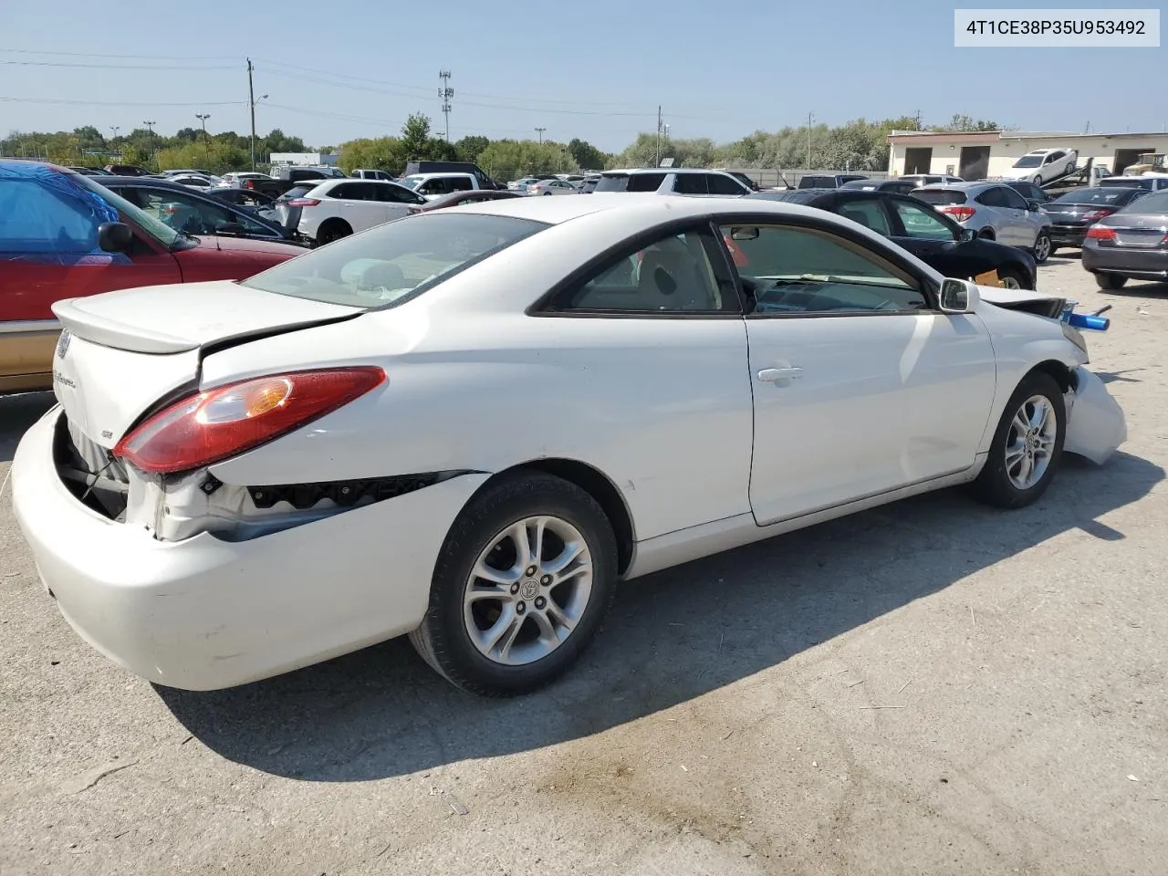 2005 Toyota Camry Solara Se VIN: 4T1CE38P35U953492 Lot: 71197994