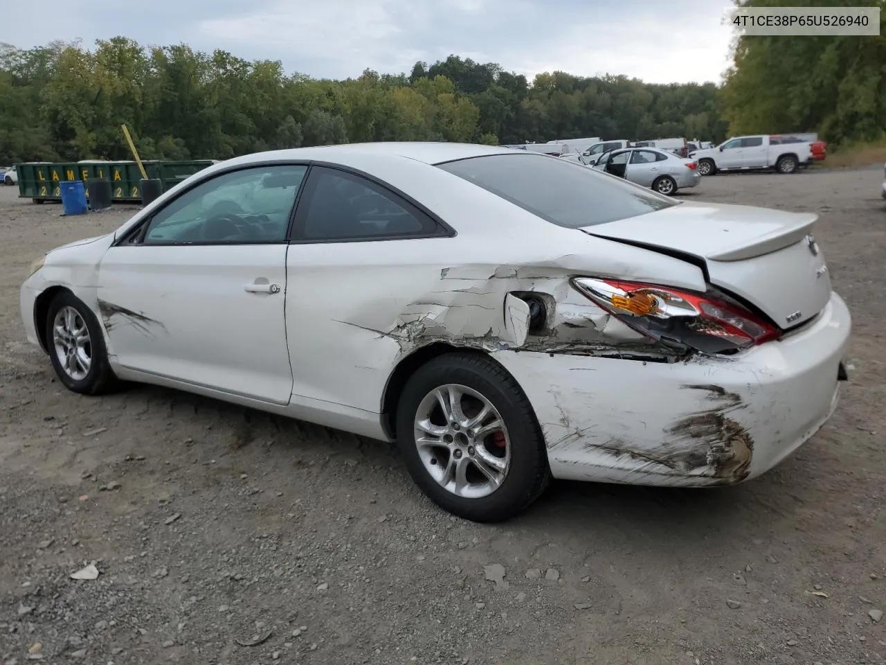 4T1CE38P65U526940 2005 Toyota Camry Solara Se