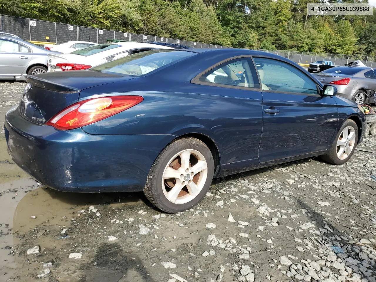 2005 Toyota Camry Solara Se VIN: 4T1CA30P65U039888 Lot: 72497224