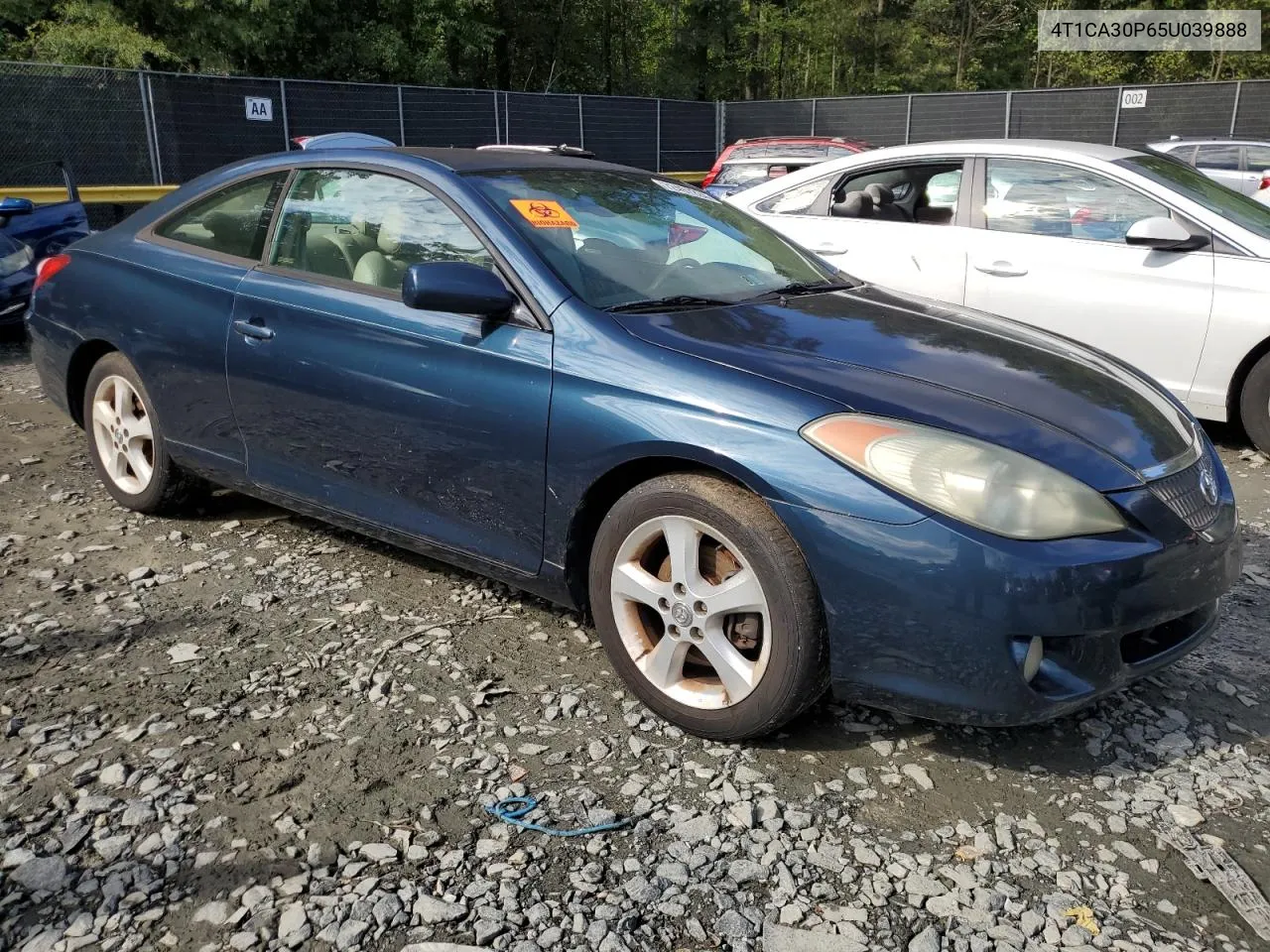 2005 Toyota Camry Solara Se VIN: 4T1CA30P65U039888 Lot: 72497224