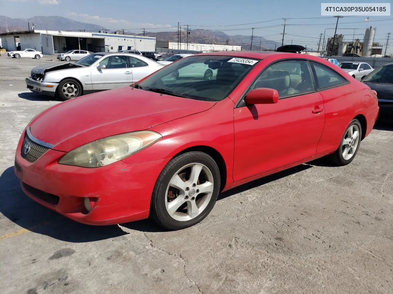 2005 Toyota Camry Solara Se VIN: 4T1CA30P35U054185 Lot: 73435354