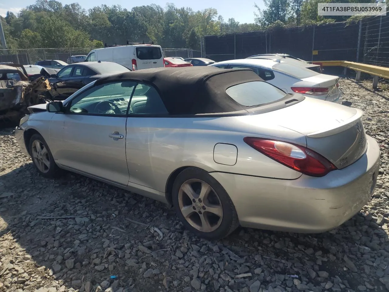 2005 Toyota Camry Solara Se VIN: 4T1FA38P85U053969 Lot: 74351134