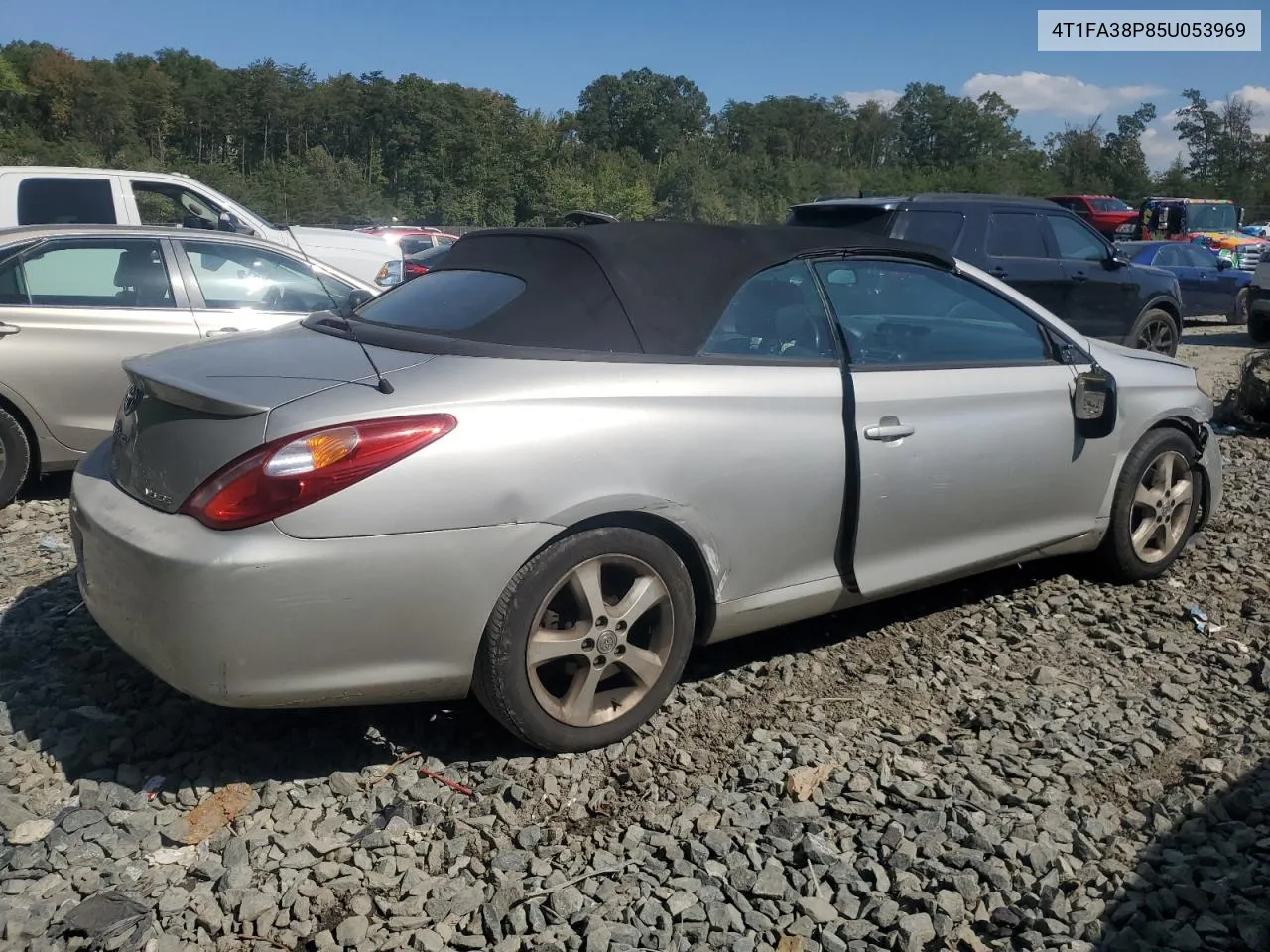 2005 Toyota Camry Solara Se VIN: 4T1FA38P85U053969 Lot: 74351134