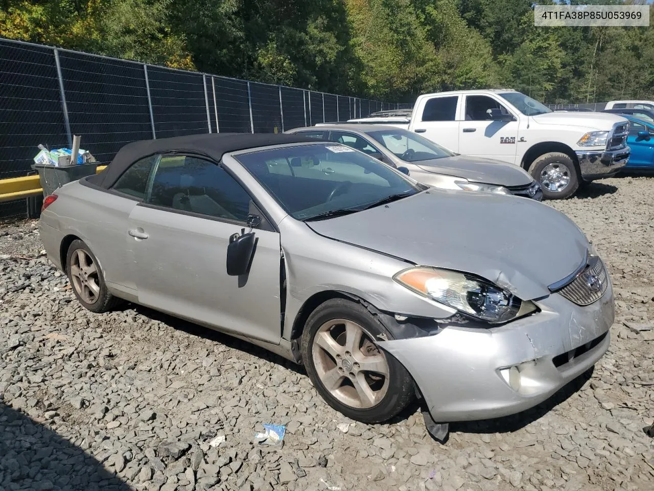 2005 Toyota Camry Solara Se VIN: 4T1FA38P85U053969 Lot: 74351134