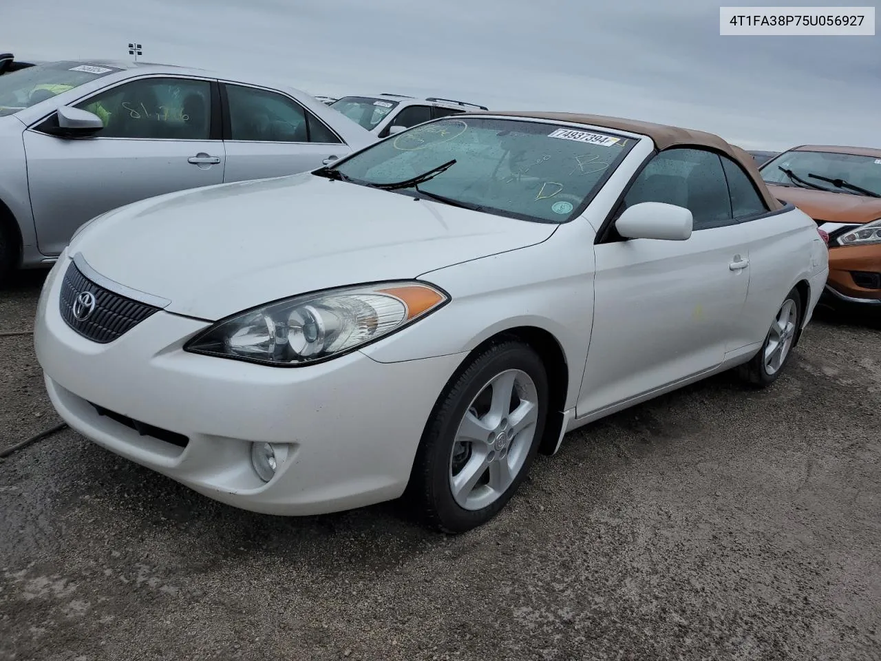 2005 Toyota Camry Solara Se VIN: 4T1FA38P75U056927 Lot: 74937394