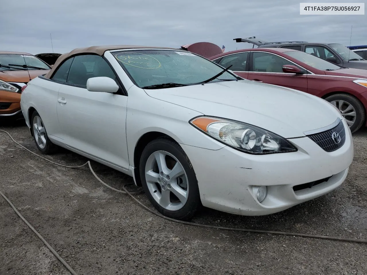 4T1FA38P75U056927 2005 Toyota Camry Solara Se