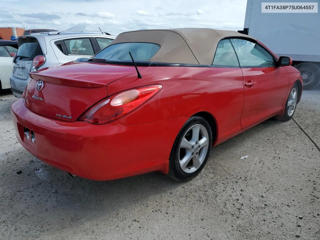 4T1FA38P75U064557 2005 Toyota Camry Solara Se