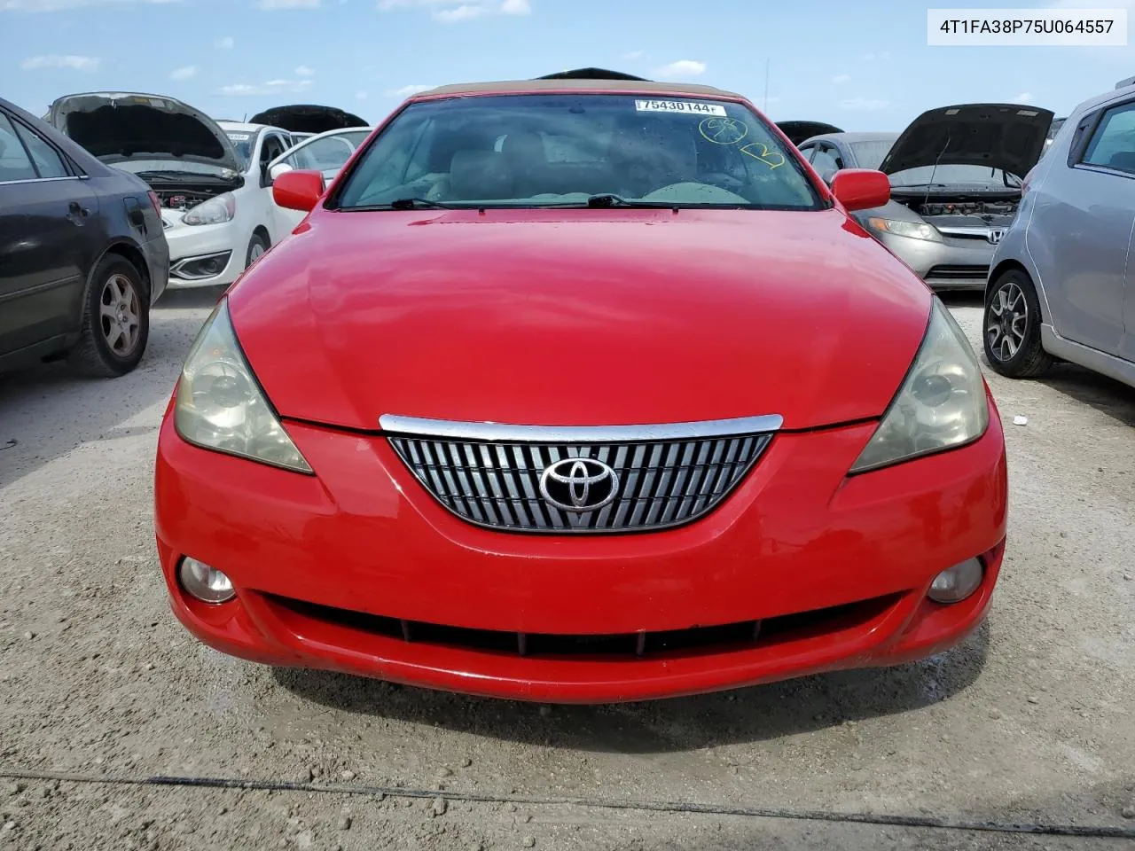 2005 Toyota Camry Solara Se VIN: 4T1FA38P75U064557 Lot: 75430144