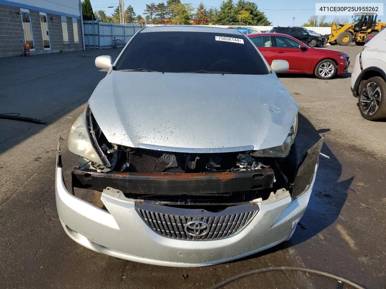 2005 Toyota Camry Solara Se VIN: 4T1CE30P25U955262 Lot: 75658144