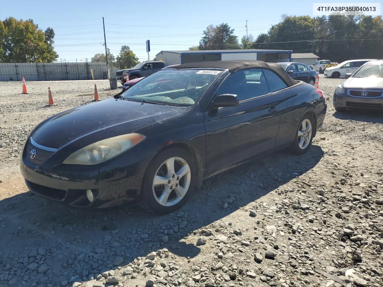 2005 Toyota Camry Solara Se VIN: 4T1FA38P35U040613 Lot: 75660374