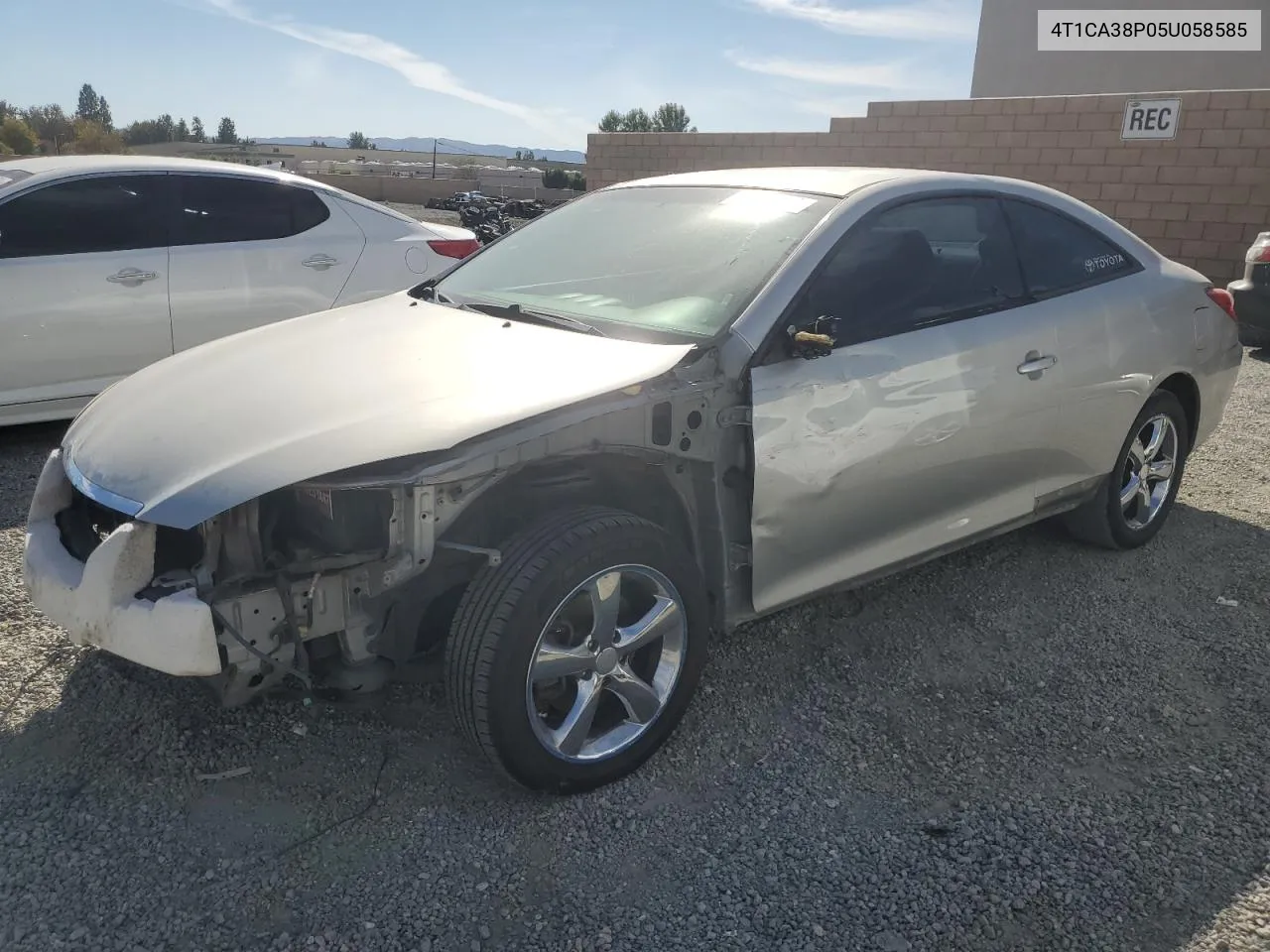 2005 Toyota Camry Solara Se VIN: 4T1CA38P05U058585 Lot: 75894714