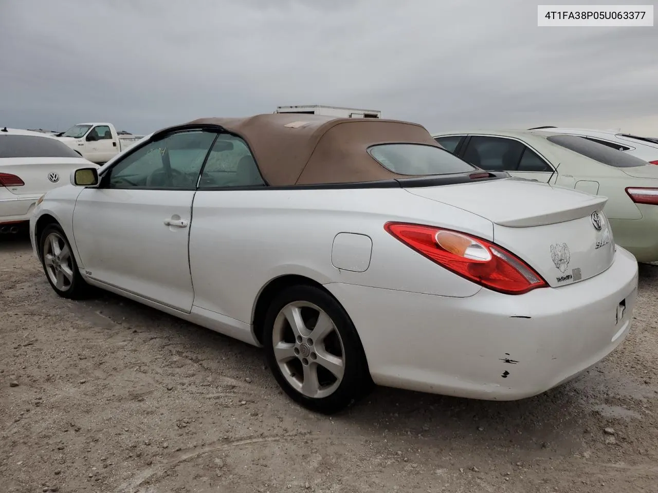 2005 Toyota Camry Solara Se VIN: 4T1FA38P05U063377 Lot: 76322004