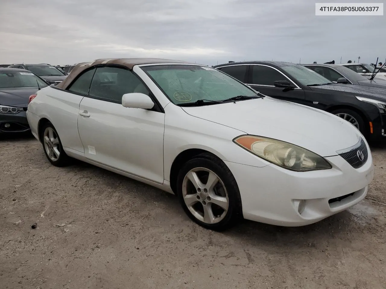 2005 Toyota Camry Solara Se VIN: 4T1FA38P05U063377 Lot: 76322004