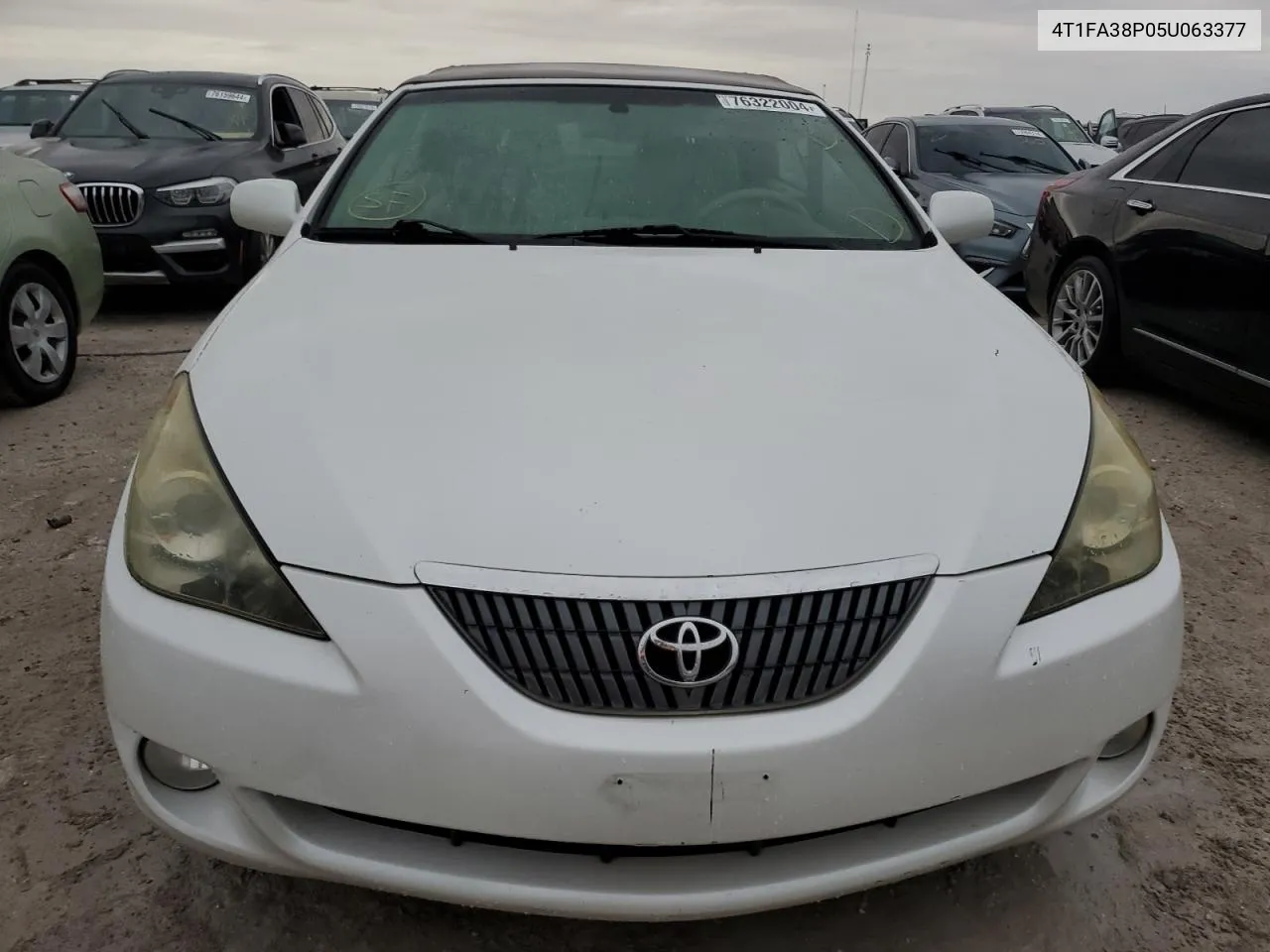 2005 Toyota Camry Solara Se VIN: 4T1FA38P05U063377 Lot: 76322004