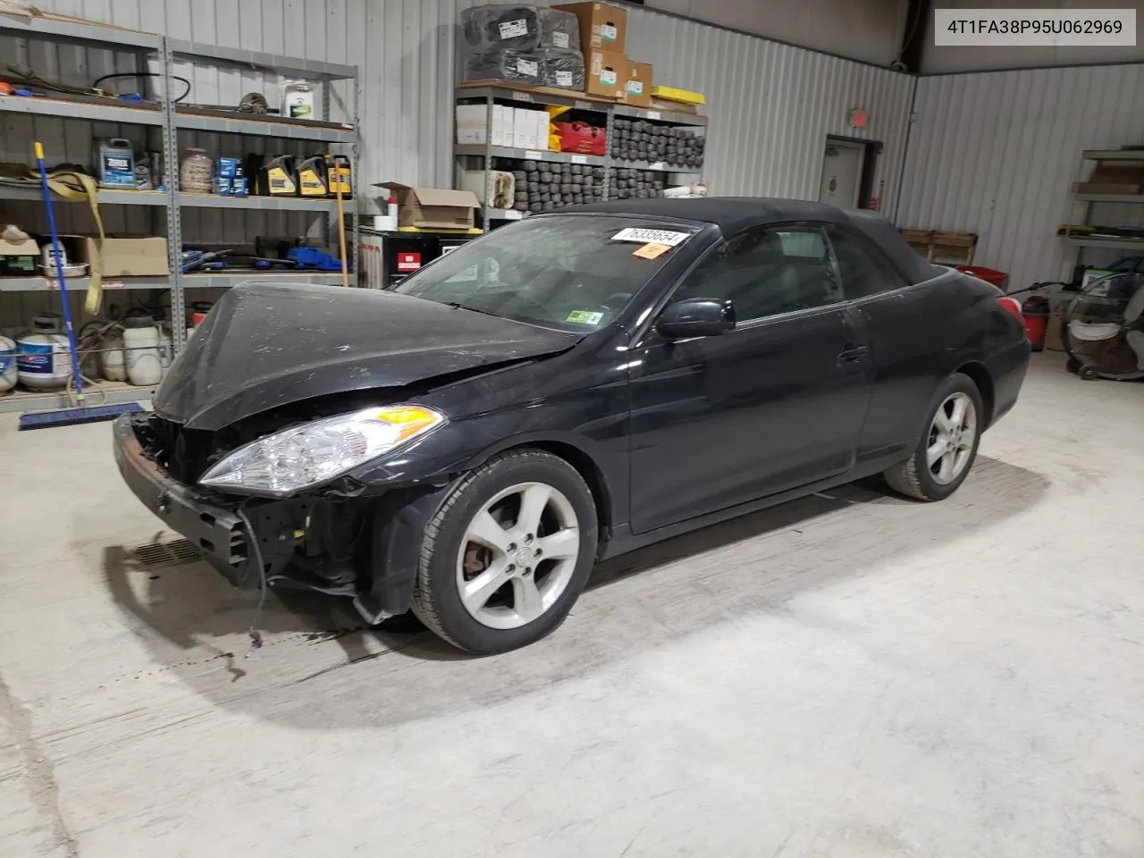 2005 Toyota Camry Solara Se VIN: 4T1FA38P95U062969 Lot: 76335654