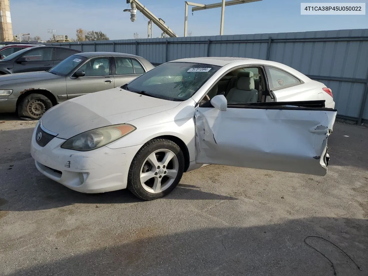 2005 Toyota Camry Solara Se VIN: 4T1CA38P45U050022 Lot: 76781594